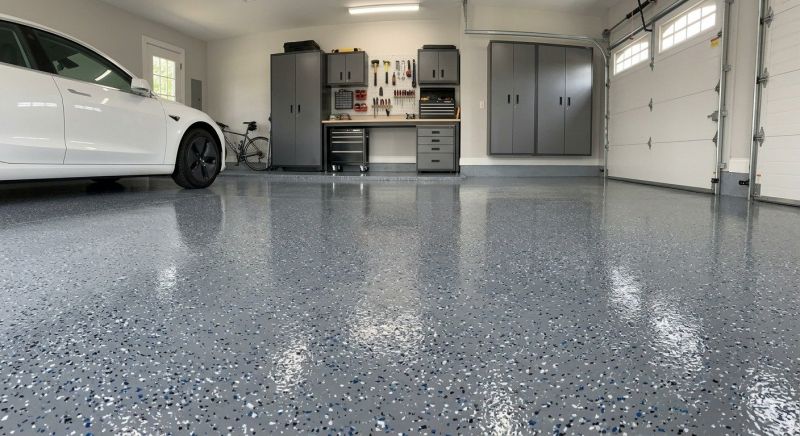 Epoxy Garage Flooring Installation in Annapolis, MD