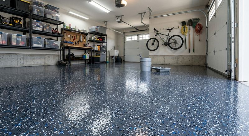 Epoxy Garage Flooring Installation in Frederick, MD