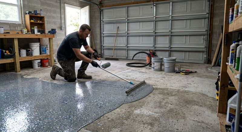 Garage Floor Renovation in Fairfax, VA