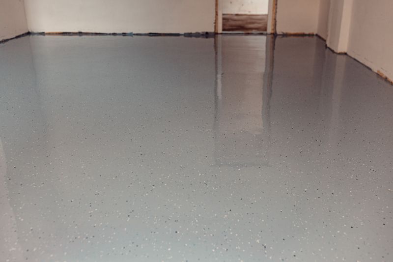 Speckled Garage Floor Painting in Alexandria, VA
